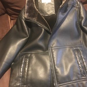 Men Leather coat